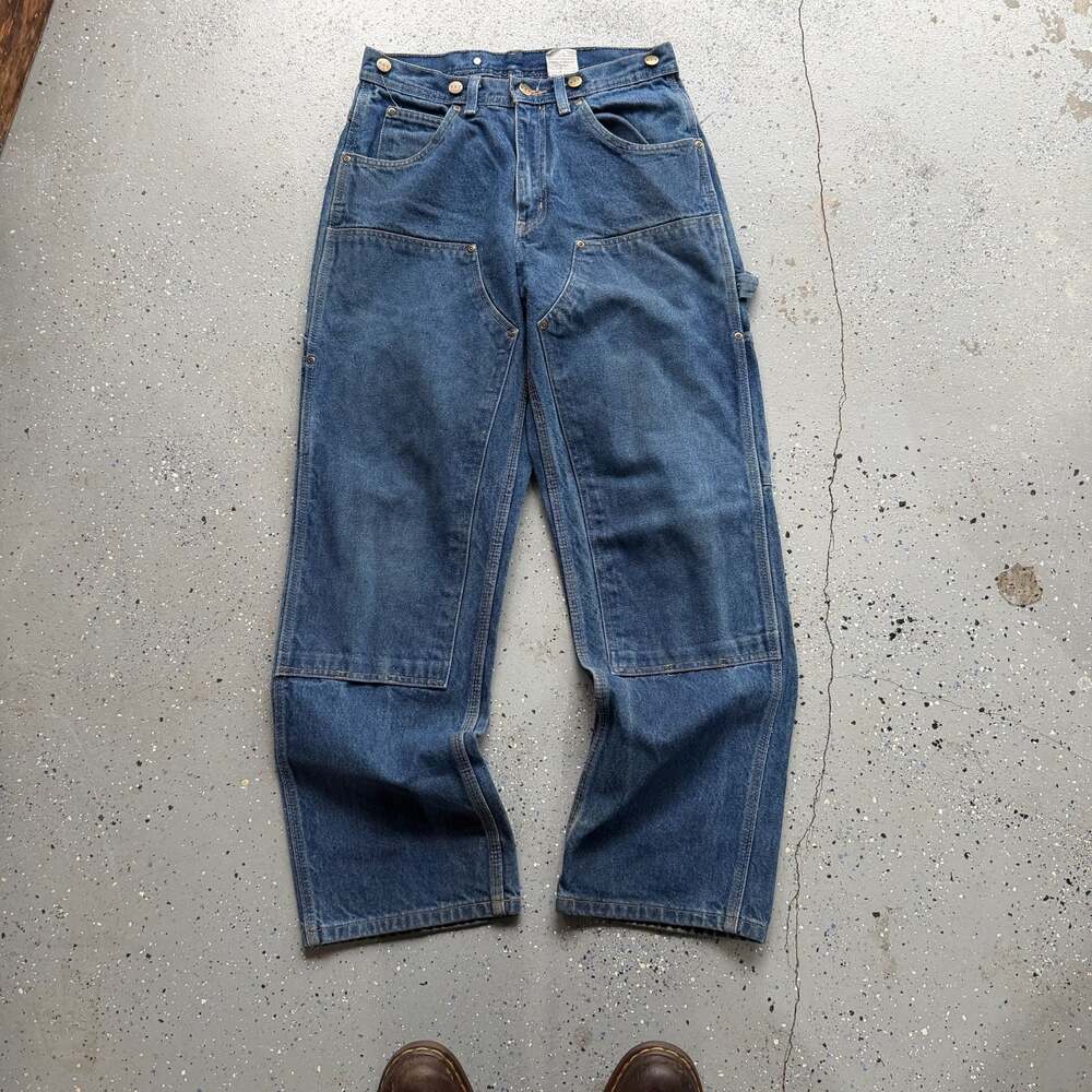 Key Double Knee Denim Work Pants